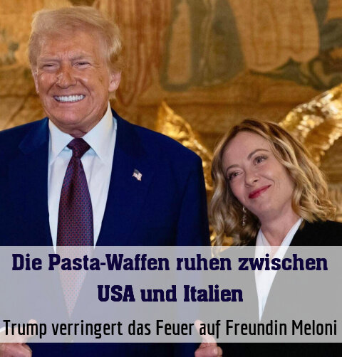 Trump verringert das Feuer auf Freundin Meloni