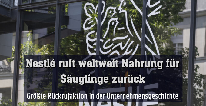 Größte Rückrufaktion in der Unternehmensgeschichte