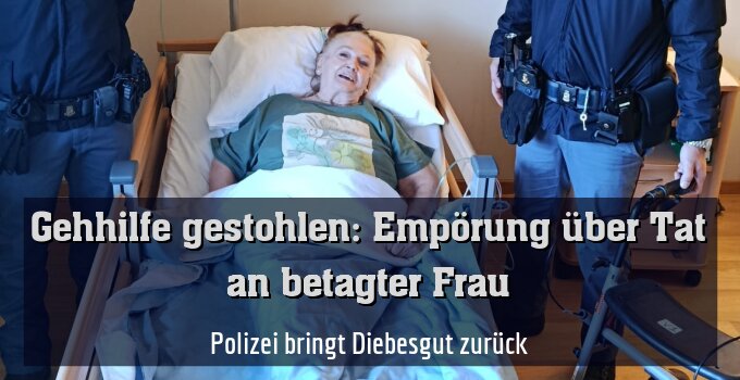 Polizei bringt Diebesgut zurück