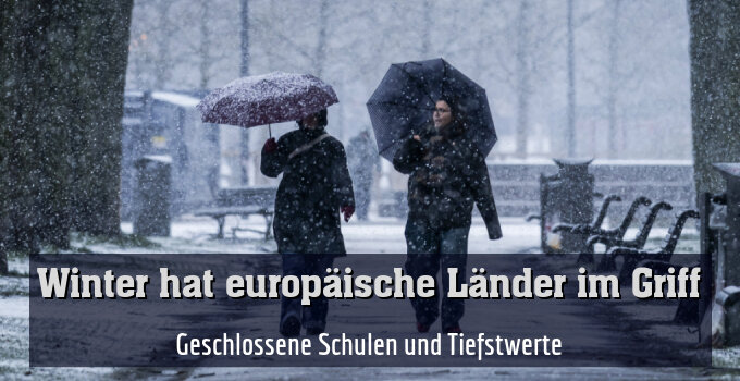 Geschlossene Schulen und Tiefstwerte