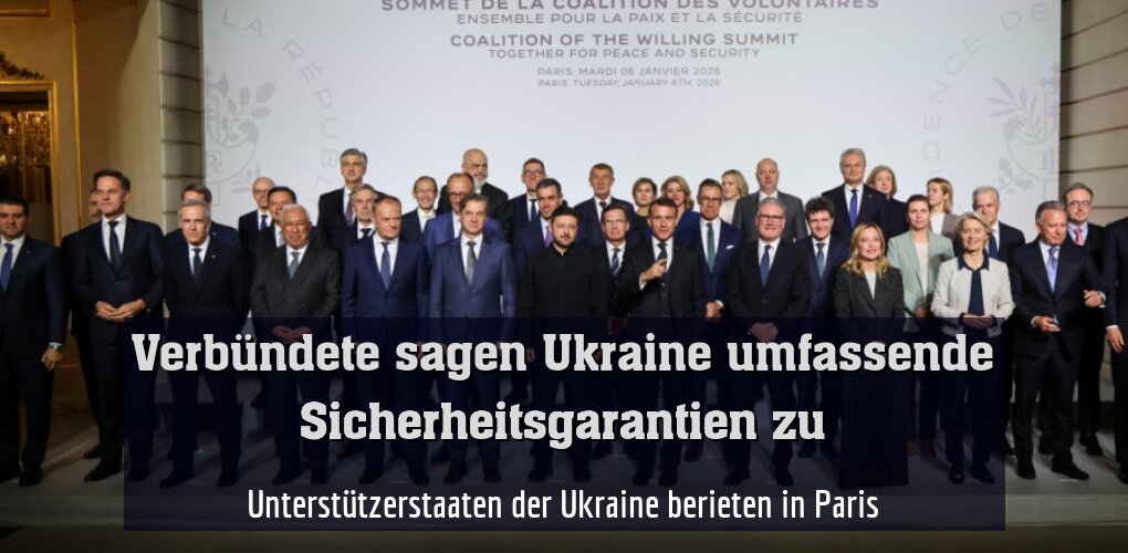 Unterstützerstaaten der Ukraine berieten in Paris