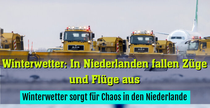 Winterwetter sorgt für Chaos in den Niederlande