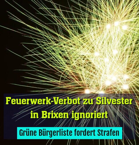 Grüne Bürgerliste fordert Strafen