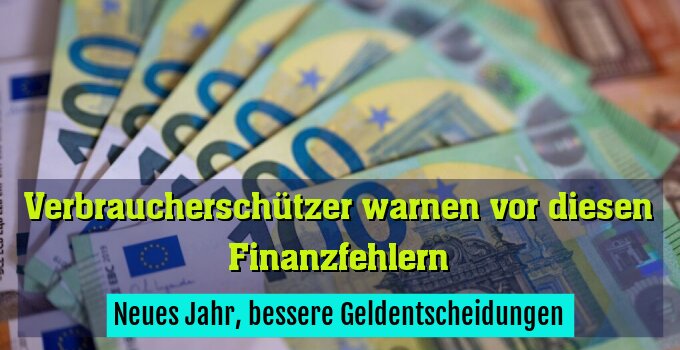 Neues Jahr, bessere Geldentscheidungen