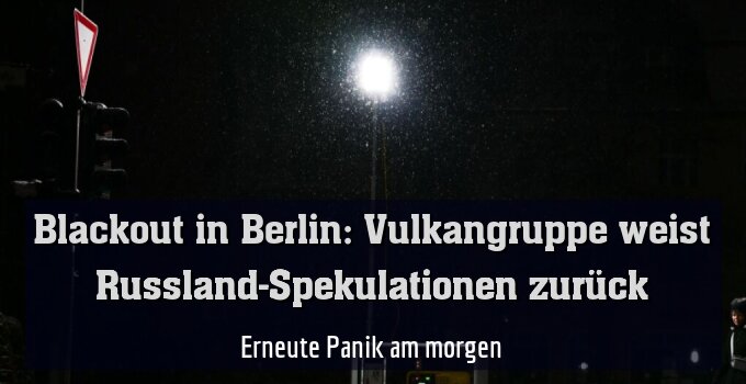 Panik brach erneut am Morgen aus