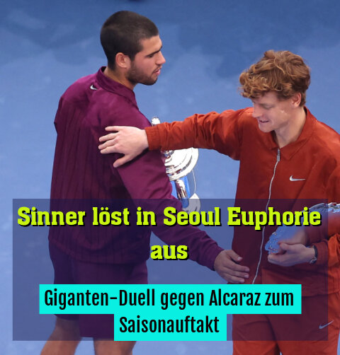 Giganten-Duell gegen Alcaraz zum Saisonauftakt