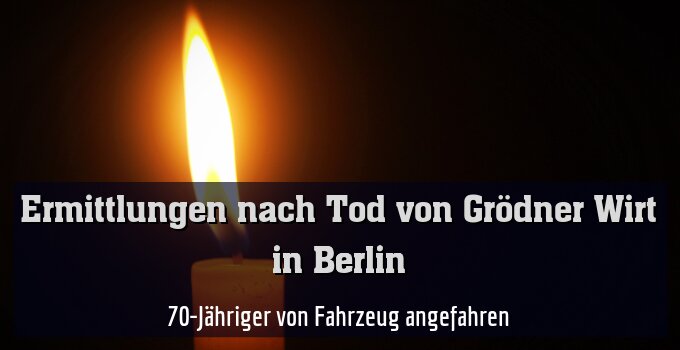 70-Jähriger von Fahrzeug angefahren