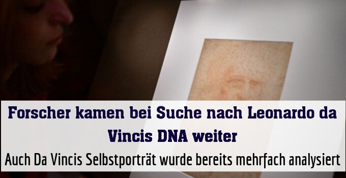 Auch Da Vincis Selbstporträt wurde bereits mehrfach analysiert