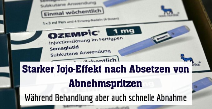 Während Behandlung aber auch schnelle Abnahme