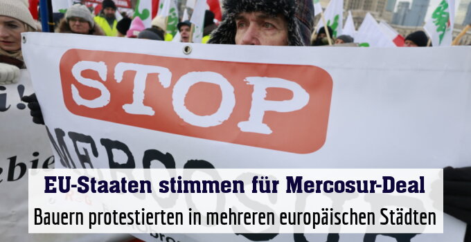 Bauern protestierten in mehreren europäischen Städten
