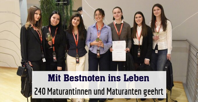 240 Maturantinnen und Maturanten geehrt