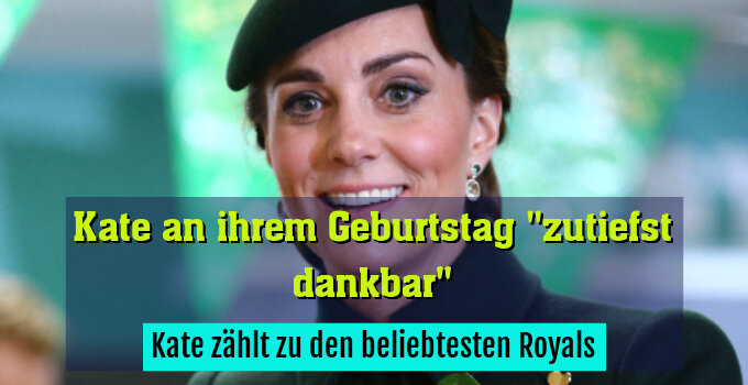 Kate zählt zu den beliebtesten Royals