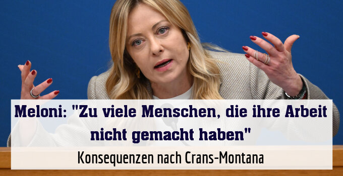 Konsequenzen nach Crans-Montana