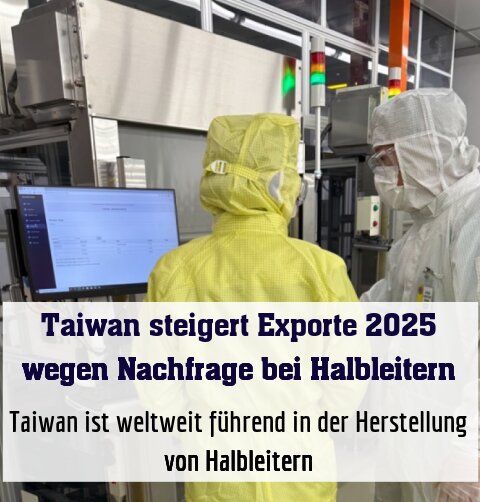 Taiwan ist weltweit führend in der Herstellung von Halbleitern