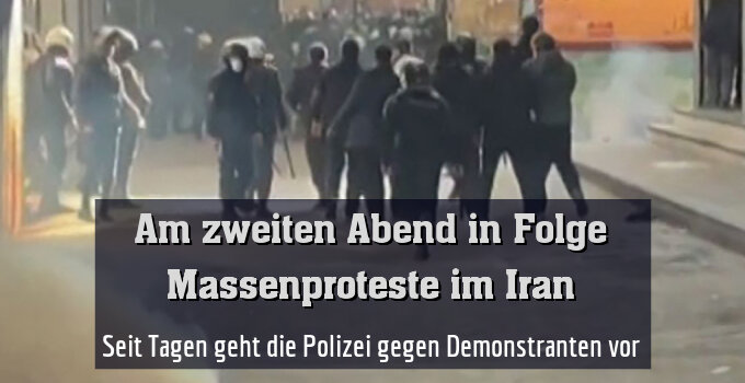 Seit Tagen geht die Polizei gegen Demonstranten vor
