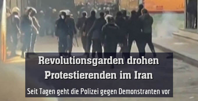 Seit Tagen geht die Polizei gegen Demonstranten vor