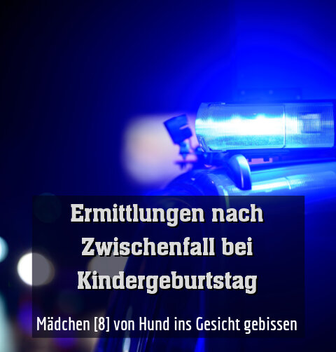 Mädchen [8] von Hund ins Gesicht gebissen