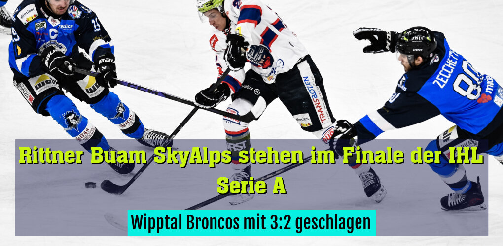 Wipptal Broncos mit 3:2 geschlagen