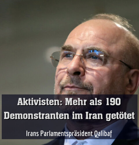 Irans Parlamentspräsident Qalibaf