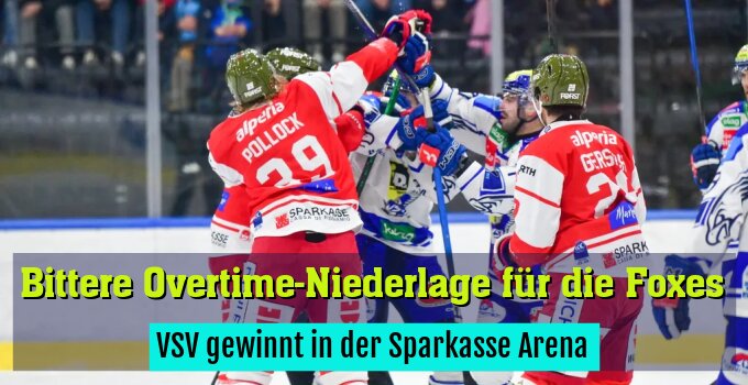 VSV gewinnt in der Sparkasse Arena