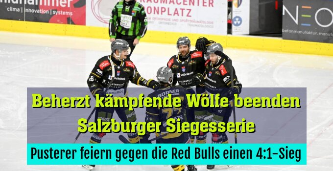 Pusterer feiern gegen die Red Bulls einen 4:1-Sieg