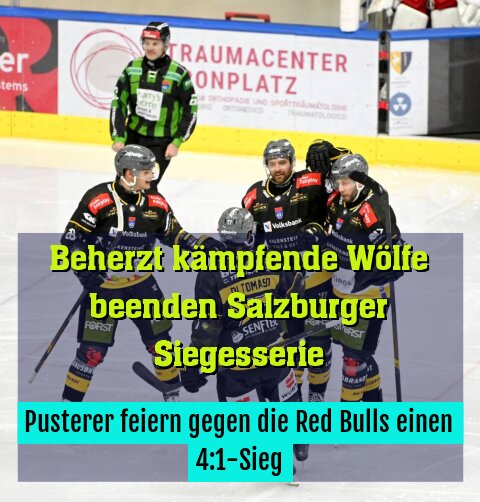 Pusterer feiern gegen die Red Bulls einen 4:1-Sieg