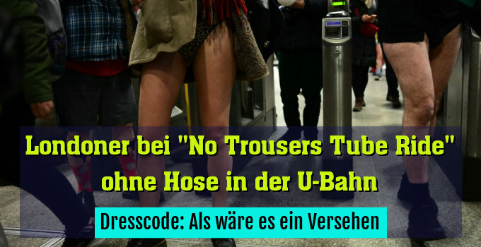 Dresscode: Als wäre es ein Versehen