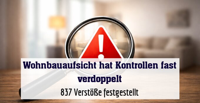837 Verstöße festgestellt