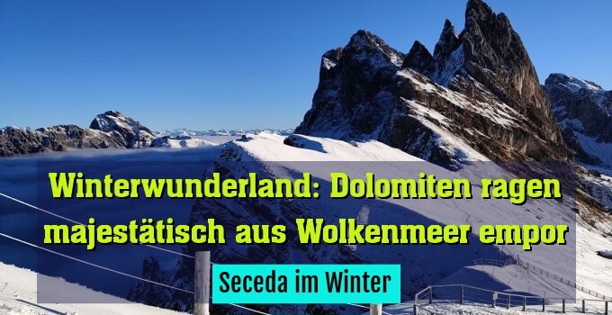 Seceda im Winter
