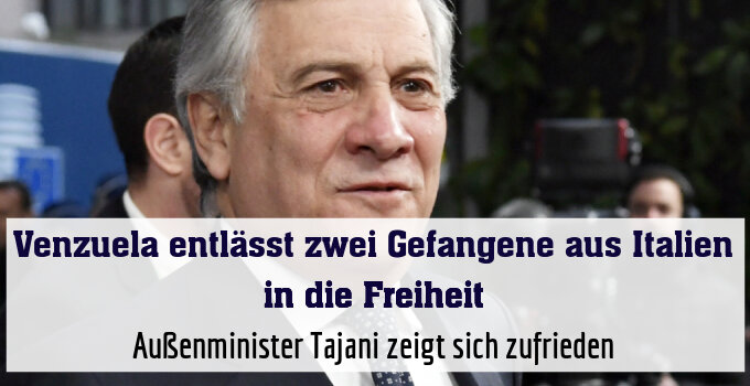 Außenminister Tajani zeigt sich zufrieden