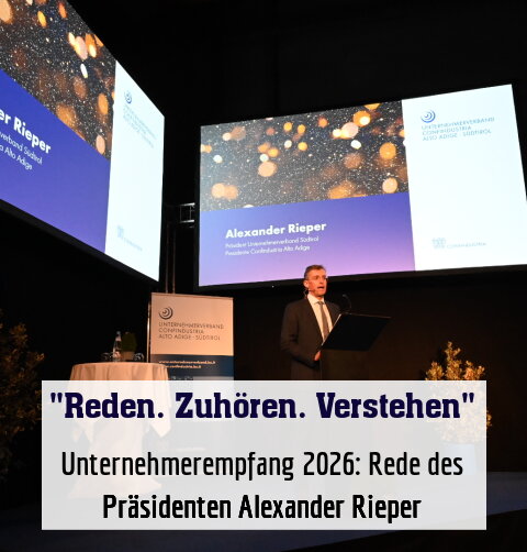 Unternehmerempfang 2026: Rede des Präsidenten Alexander Rieper