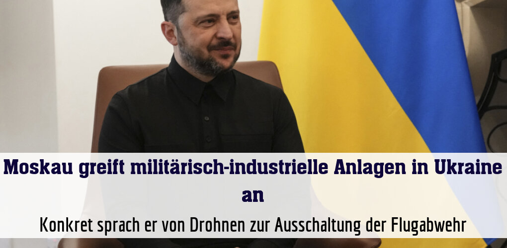 Konkret sprach er von Drohnen zur Ausschaltung der Flugabwehr