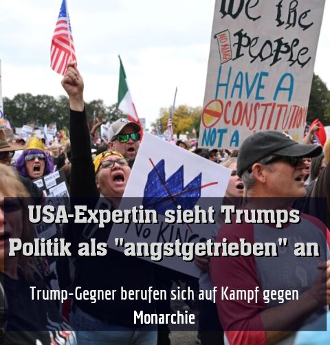 Trump-Gegner berufen sich auf Kampf gegen Monarchie