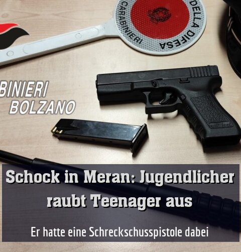 Er hatte eine Schreckschusspistole dabei
