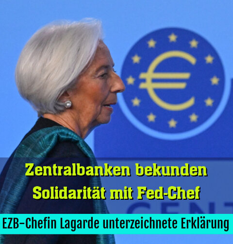 EZB-Chefin Lagarde unterzeichnete Erklärung