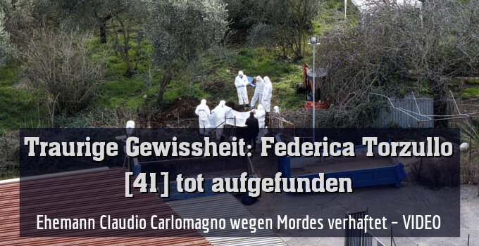 Ehemann Claudio Carlomagno wegen Mordes verhaftet – VIDEO
