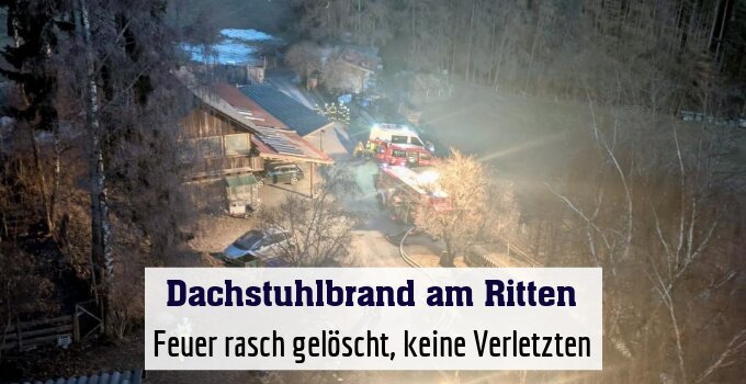 Feuer rasch gelöscht, keine Verletzten