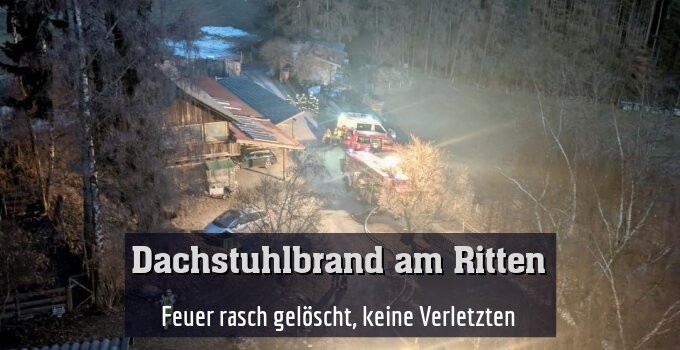 Feuer rasch gelöscht, keine Verletzten