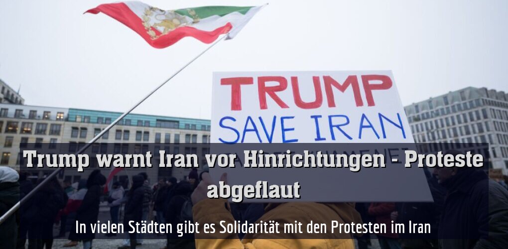 In vielen Städten gibt es Solidarität mit den Protesten im Iran