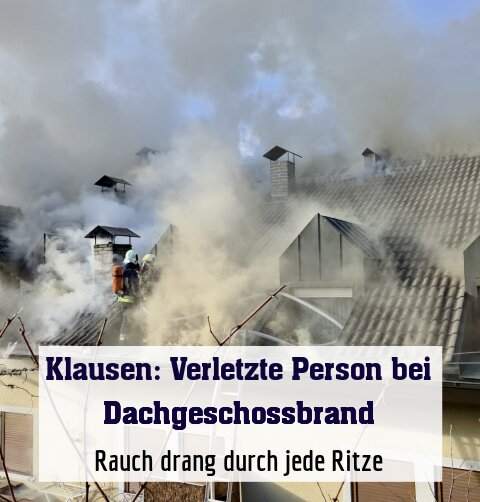 Rauch drang durch jede Ritze