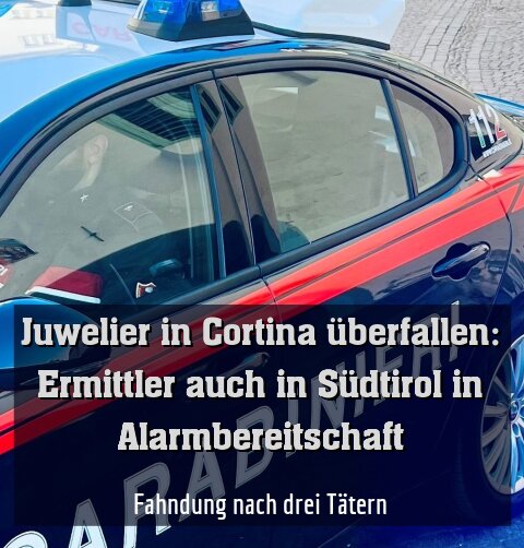 Fahndung nach drei Tätern