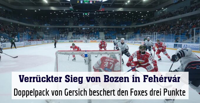 Doppelpack von Gersich beschert den Foxes drei Punkte