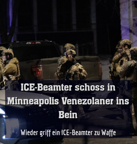 Wieder griff ein ICE-Beamter zu Waffe