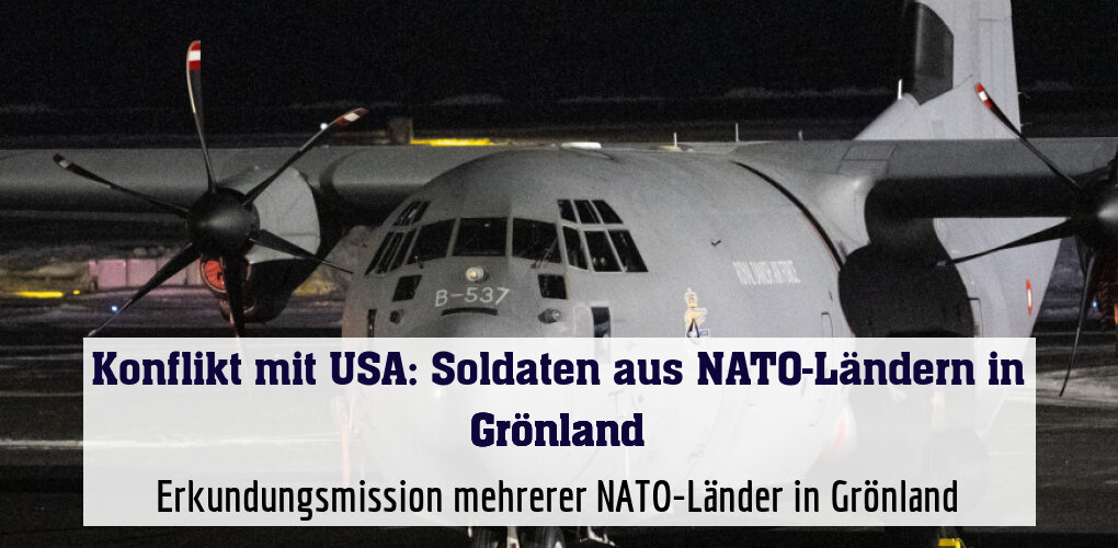 Erkundungsmission mehrerer NATO-Länder in Grönland