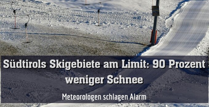Meteorologen schlagen Alarm