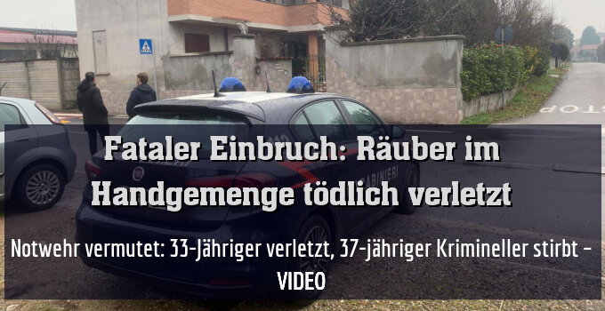 Notwehr vermutet: 33-Jähriger verletzt, 37-jähriger Krimineller stirbt – VIDEO