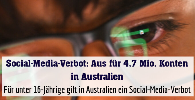 Für unter 16-Jährige gilt in Australien ein Social-Media-Verbot
