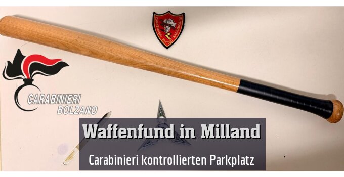 Carabinieri kontrollierten Parkplatz