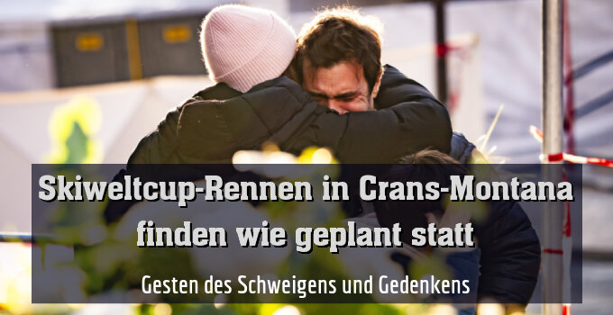 Gesten des Schweigens und Gedenkens