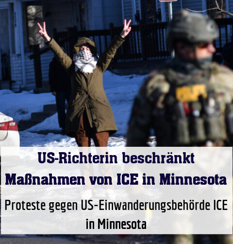 Proteste gegen US-Einwanderungsbehörde ICE in Minnesota